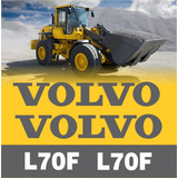 Kit Adesivos Pá Carregadeira Volvo L70f Etiquetas R513