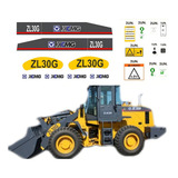 Kit Adesivos Pá Carregadeira Xcmg Zl30g Ca 00363 Mq Cor
