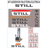 Kit Adesivos Paleteira Elétrica Still Egv 16
