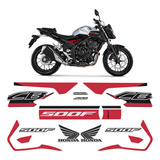 Kit Adesivos Para Cb 500f 2020 2021 Honda Moto Prata