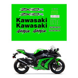 Kit Adesivos Para Kawasaki