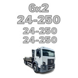 Kit Adesivos Resinado Para Volkswagen 24 250 6x2 17885 Cor Cinza