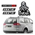 Kit Adesivos Resinados Para Mitsubishi Pajero Dakar 20247 Cor Prata