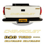 Kit Adesivos Resinados Silverado