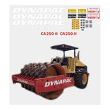 Kit Adesivos Rolo Compactador Dynapac Ca250ii 2 Ca 03767 Mq