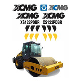 Kit Adesivos Rolo Compactador Para Xcmg Xs 122 Pd Br 19160