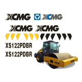 Kit Adesivos Rolo Compactador Xcmg Xs 122pd Br 122pdbr
