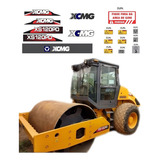 Kit Adesivos Rolo Compactador Xcmg Xs120pd Ca 03375 Mq Cor