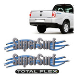 Kit Adesivos Saveiro Super Surf 03/08 + Emblema Total Flex