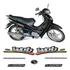 Kit Adesivos Sundown Web Evo 100cc Preta Emblemas Completo