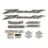 Kit Adesivos Suzuki Bandit 650n 2010 À 2015 Prata Etiquetas