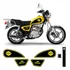 Kit Adesivos Suzuki Intruder Tanque Lateral 125 Amarelo
