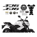 Kit Adesivos Tankpad Bocal Para Yamaha Xj6 2011 2012 13538