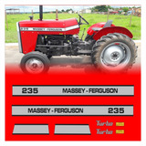 Kit Adesivos Trator Massey Ferguson 235 Turbo Completo R456