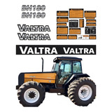 Kit Adesivos Trator Para Valtra Bh180 Etiquetas 17730 Cor Preto