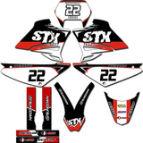Kit Adesivos Trilha Gráficos Stx-200 Motocross 0.28mm Stx-62