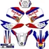 Kit Adesivos Trilha Gráficos Xt-225 Motocross 0.20mm Xt-122