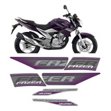 Kit Adesivos Yamaha Fazer 250 Especial 2011 Roxa 10256 Cor Fazer 250 Especial 2011 Roxa