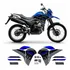 Kit Adesivos Yamaha Lander Xtz 250 2023 2024 Azul Completo