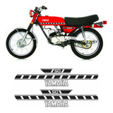 Kit Adesivos Yamaha Rd 50 00236