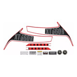 Kit Adesivos Yamaha Xt 660r 2013 À 2014 Vermelha 10374