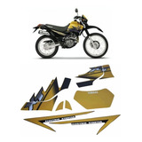 Kit Adesivos Yamaha Xt225 2002 Dourada 00832