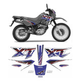 Kit Adesivos Yamaha Xt600 1998 Azul E Branca 00747