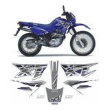 Kit Adesivos Yamaha Xt600 1999 Azul 00748