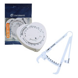 Kit Adipometro Medidor Gordura Corporal Fita Metrica Imc