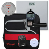 Kit Adipômetro Plicometro Digital Classic Aço Carbono Sanny