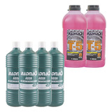 Kit Aditivo Radiador Concentrado T5 Água Desmineralizada