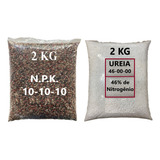 Kit Adubo Fertilizante Npk 10 10 10 Ureia 2kg Cada
