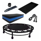 Kit Aeróbico Mini Jump Colchonete Corda Caneleira 5kg Step