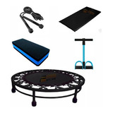 Kit Aeróbico Mini Jump colchonete Corda Extensor Step
