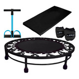 Kit Aeróbico Mini Jump colchonete Extensor Caneleira 3kg