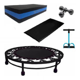 Kit Aeróbico Mini Jump colchonete Peso1kg Extensor Step