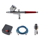 Kit Aerografo Com Compressor