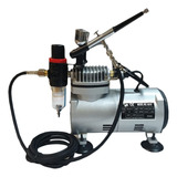 Kit Aerógrafo Compressor Bivolt Aerógrafo Aeromodelismo
