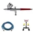 Kit Aerógrafo De Dupla Ação 0.3mm Suporte E Mangueira