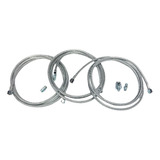 Kit Aeroquip instalaçao Manometros combustível turbo E Óleo