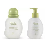 Kit Água De Colônia Mamãe E Bebê Sabonete Líquido