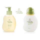 Kit Água De Colônia Mamãe E Bebê Sabonete Líquido
