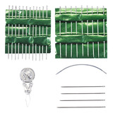 Kit Agulha Mão Agulheiro Costura Passador Linha 27 Peças