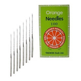 Kit Agulha Para Máquinas Domesticas Marca Orange Hax1