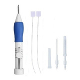 Kit Agulhas Magica Caneta Para Bordar Ponto Russo
