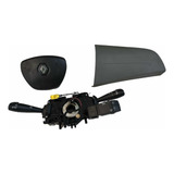 Kit Air Bag Renault Sandero Cinza Claro 2015 A 2020 Original