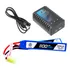 Kit Airsoft Aeg Carregador Bateria Lipo 1100mah 2s 7 4v 20c