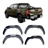 Kit Alargador Paralama Toyota Hilux 2022 2023 Preto Cinza