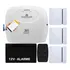 Kit Alarme 3 Sensores Smart Cloud 32 Wifi-ethernet App Jfl