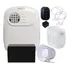 Kit Alarme Anm 24 Celular App 4 Sensor C/ Fio Presenca Magne Cor Branco